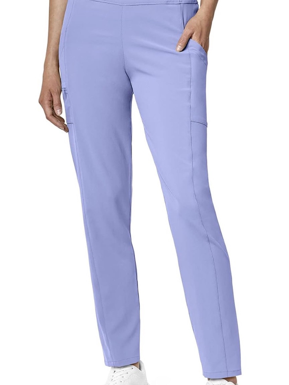 Women’s Straight-Leg Scrub Pants in Lavender